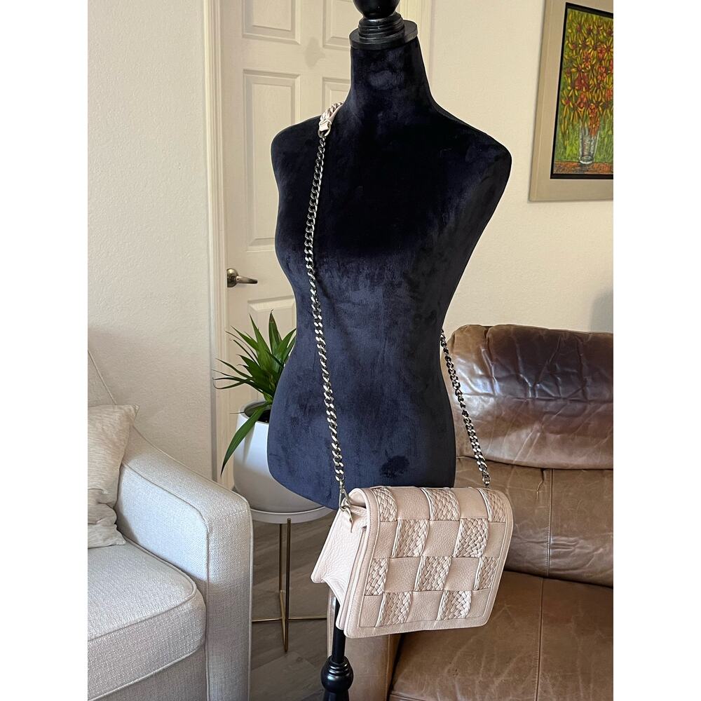Alessandra Magnolie Nude Leather Sling / Crossbody